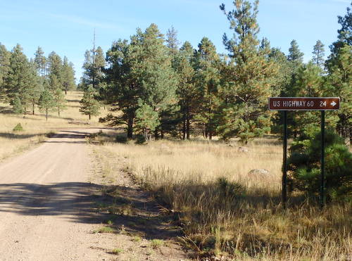 GDMBR: 60 Miles to Hwy 60 - That's English for 60 Miles to Pie Town.